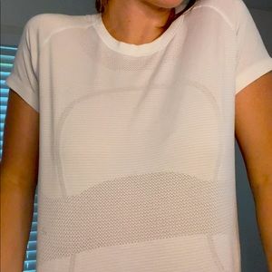 LULULEMON white tee size 8